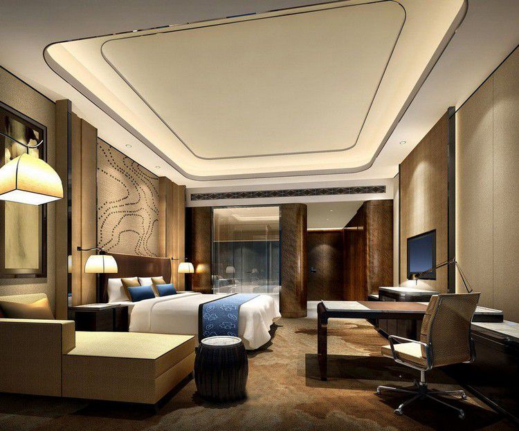 CCD--重慶華宇豪生酒店裝修單床房效果圖