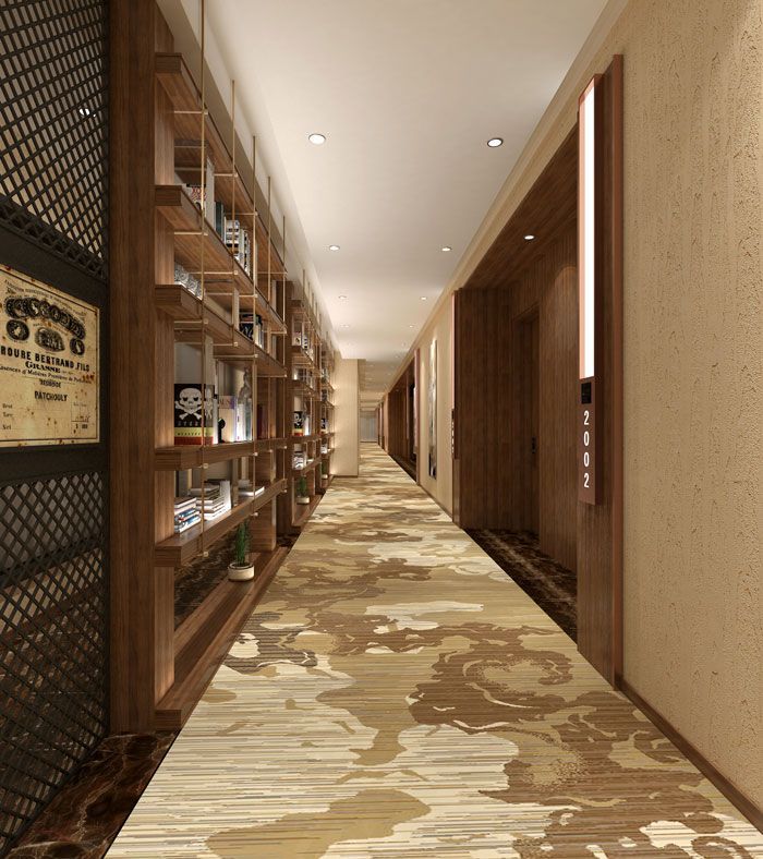 成都設計裝修酒店客房走廊