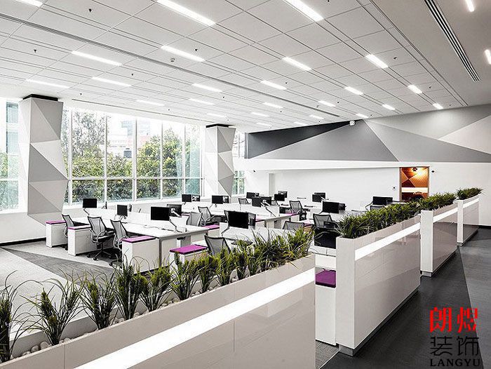 工業風辦公空間設計一樓辦公區