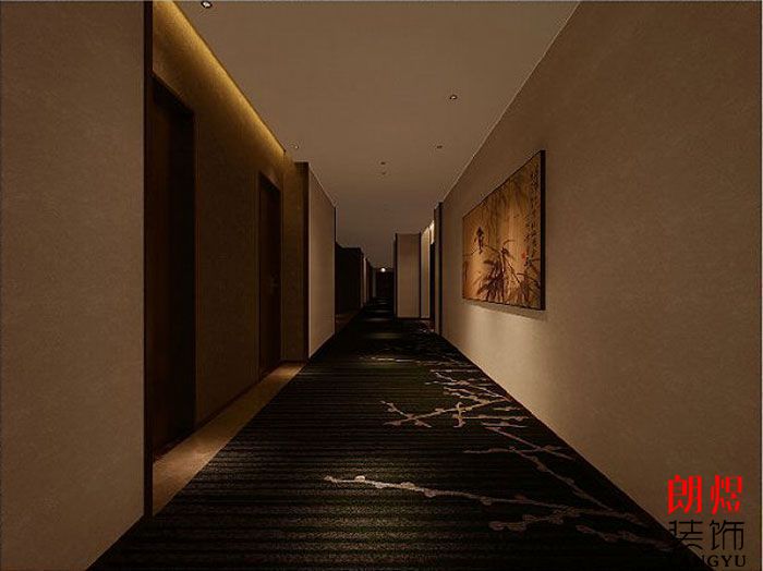 精品酒店設計案例客房走廊
