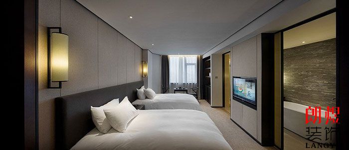 新中式酒店設計標準間客房