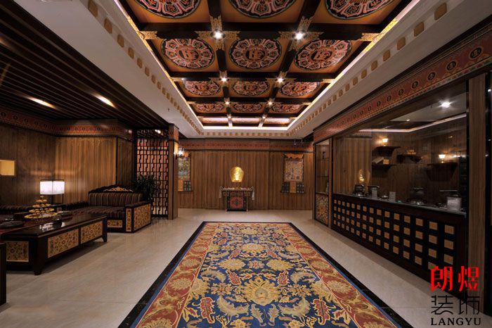 藏族文化元素酒店裝修設計